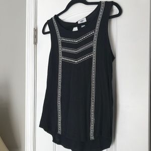 Old Navy Black Tank Sleeveless Top